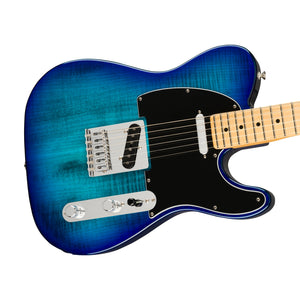 Fender Limited Edition Player Plus Top Telecaster Electric Guitar, Maple FB, Blue Burst