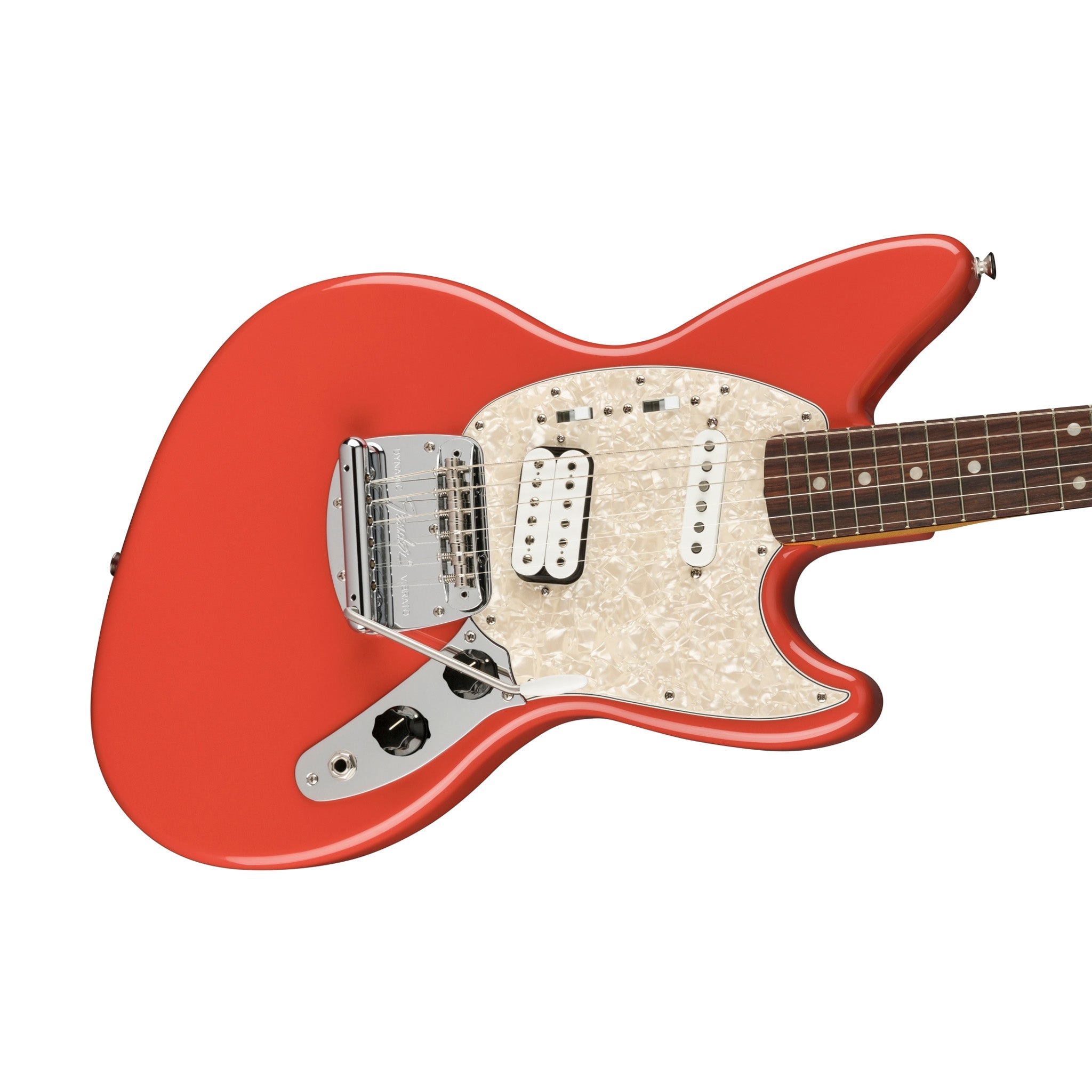 Fender Jag-Stang 赤 Fender Kurt Cobain Jag-Stang Electric Guitar, RW FB, Fiesta Red