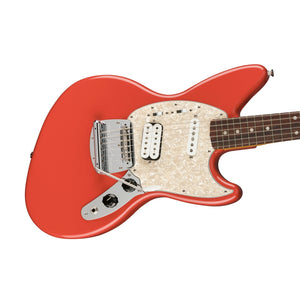 Fender Kurt Cobain Jag-Stang Electric Guitar, RW FB, Fiesta Red