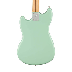 Fender Ltd Ed Player Mustang PJ Bass Guitar, Pau Ferro FB, Surf Green