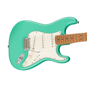Fender FSR Player Stratocaster Electric Guitar, Roasted Maple FB, Sea Foam Green