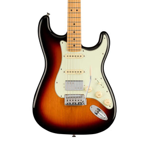 Fender Player Plus HSS Stratocaster Electric Guitar, Maple FB, 3-Color Sunburst