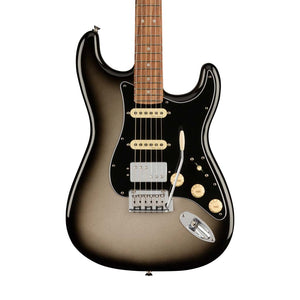 Fender Player Plus HSS Stratocaster Electric Guitar, PF FB, Silverburst