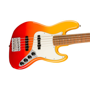 Fender Player Plus Jazz Bass V Guitar, PF FB, Tequila Sunrise
