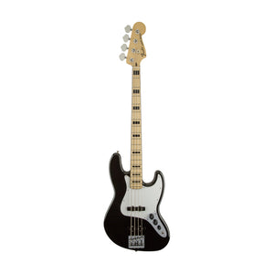Fender Artist Geddy Lee Jazz Bass Guitar, Maple Neck, Black, 3-Ply White Pickguard