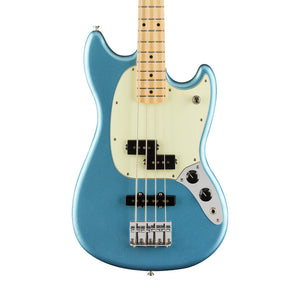 Fender Limited Edition Player Mustang Bass PJ Guitar, Maple FB, Lake Placid Blue