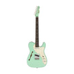 Fender Ltd Ed American 2-Tone Telecaster Thinline Telecaster Guitar, Ebony FB, Surf Green