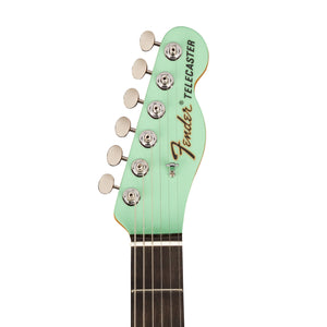 Fender Ltd Ed American 2-Tone Telecaster Thinline Telecaster Guitar, Ebony FB, Surf Green