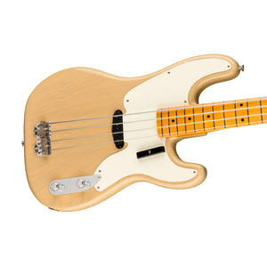 Fender American Vintage II 54 Precision Bass Electric Guitar, Maple FB, Vintage Blonde