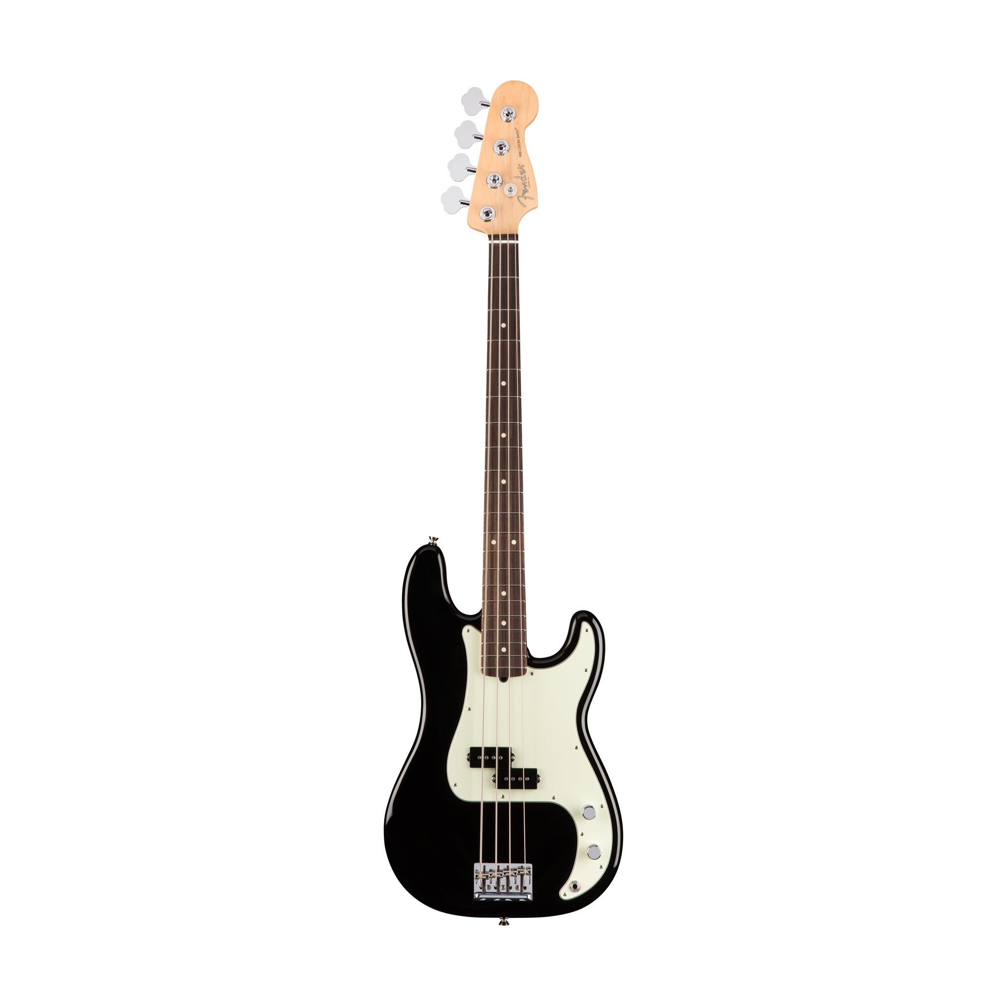 Fender American Professional Precision Bass Guitar, RW FB, Black