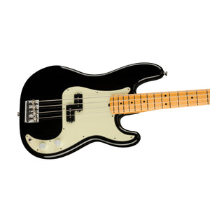 Fender American Professional II Precision Bass Electric Guitar, Maple FB, Black