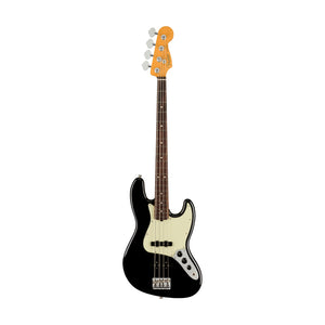 Fender American Professional II Jazz Bass Electric Guitar, RW FB, Black