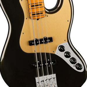 Fender American Ultra Jazz Bass Guitar, Maple FB, Texas Tea