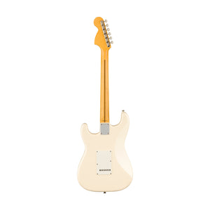 Fender JV Modified 60s Stratocaster Electric Guitar, Maple FB, Olympic White