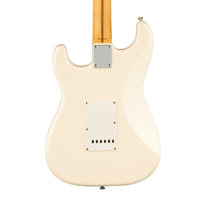 Fender JV Modified 60s Stratocaster Electric Guitar, Maple FB, Olympic White