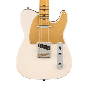 Fender JV Modified 50s Telecaster Electric Guitar, Maple FB, White Blonde
