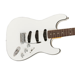 Fender Aerodyne Special Stratocaster Electric Guitar, RW FB, Bright White