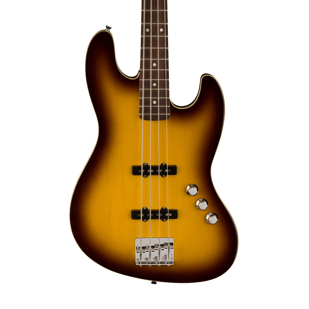 Fender Aerodyne Special Jazz Bass Guitar, RW FB, Chocolate Burst