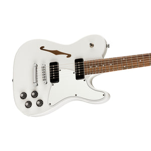 Fender Jim Adkins JA-90 Telecaster Thinline Electric Guitar, Laurel FB, Laurel White