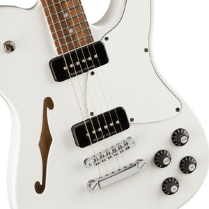 Fender Jim Adkins JA-90 Telecaster Thinline Electric Guitar, Laurel FB, Laurel White