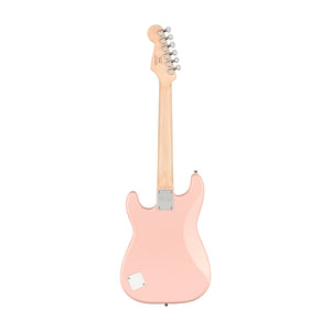 Squier Mini Stratocaster Electric Guitar, Laurel FB, Shell Pink