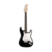 Squier Stratocaster Hardtail Electric Guitar, Laurel FB, Black