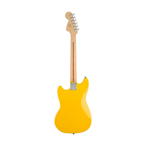 Squier FSR Bullet Competition HH Mustang Guitar w/ Black Stripes, Laurel FB, Graffiti Yellow