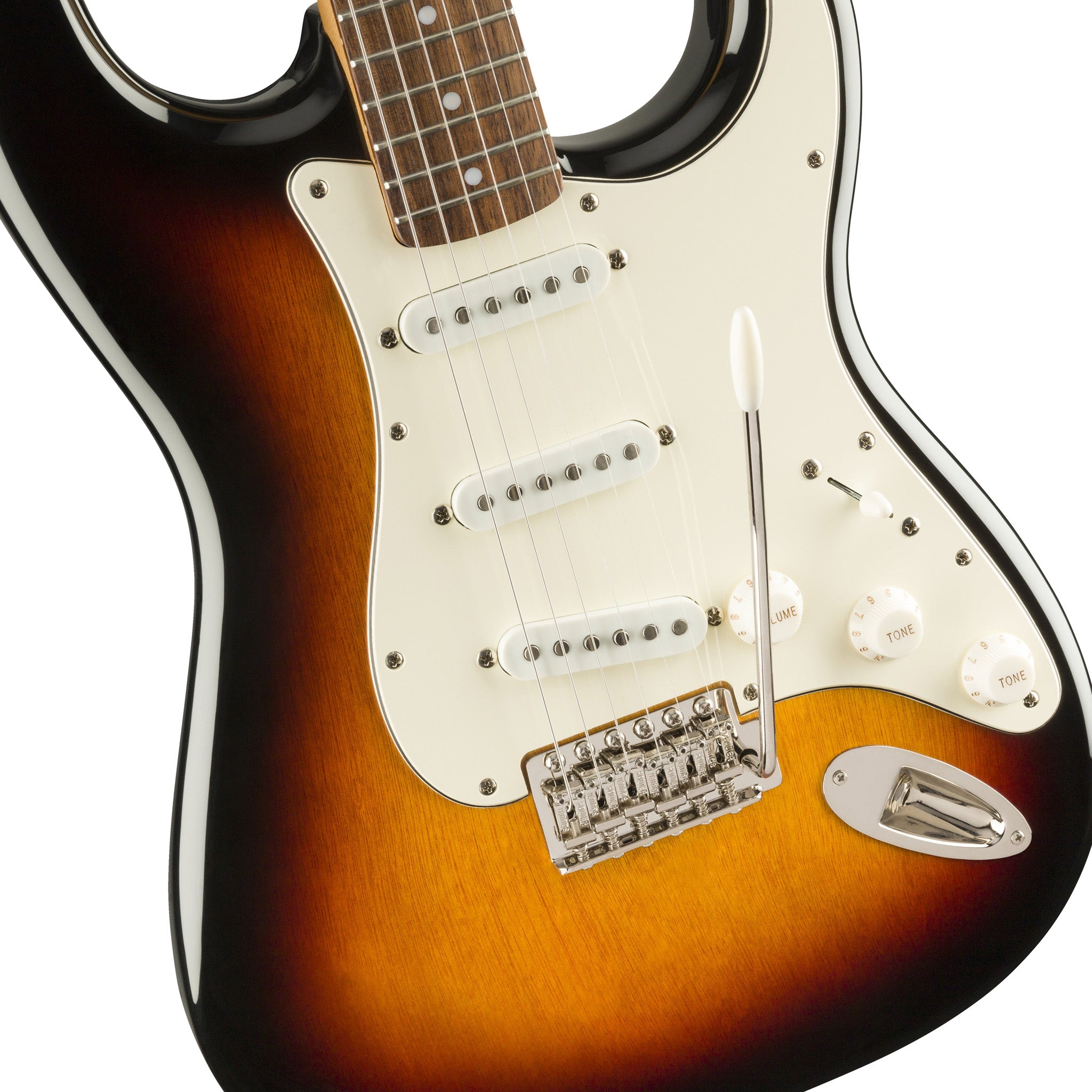 Squier Classic Vibe 60s Stratocaster Electric Guitar, Laurel FB, 3