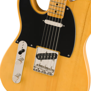 Squier Classic Vibe 50s Telecaster Left-Handed Electric Guitar, Maple FB, Butterscotch Blonde