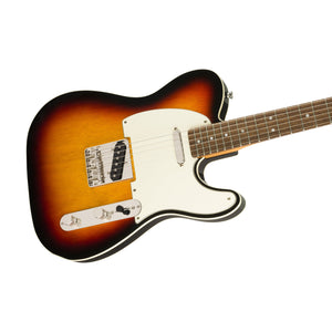 Squier Classic Vibe 60s Custom Telecaster Electric Guitar, Laurel FB, 3-Tone Sunburst