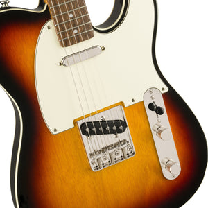 Squier Classic Vibe 60s Custom Telecaster Electric Guitar, Laurel FB, 3-Tone Sunburst