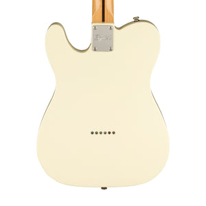 Squier FSR Classic Vibe 70s Telecaster Thinline Electric Guitar, Olympic White