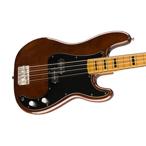 Squier Classic Vibe 70s Precision Bass Guitar, Maple FB, Walnut