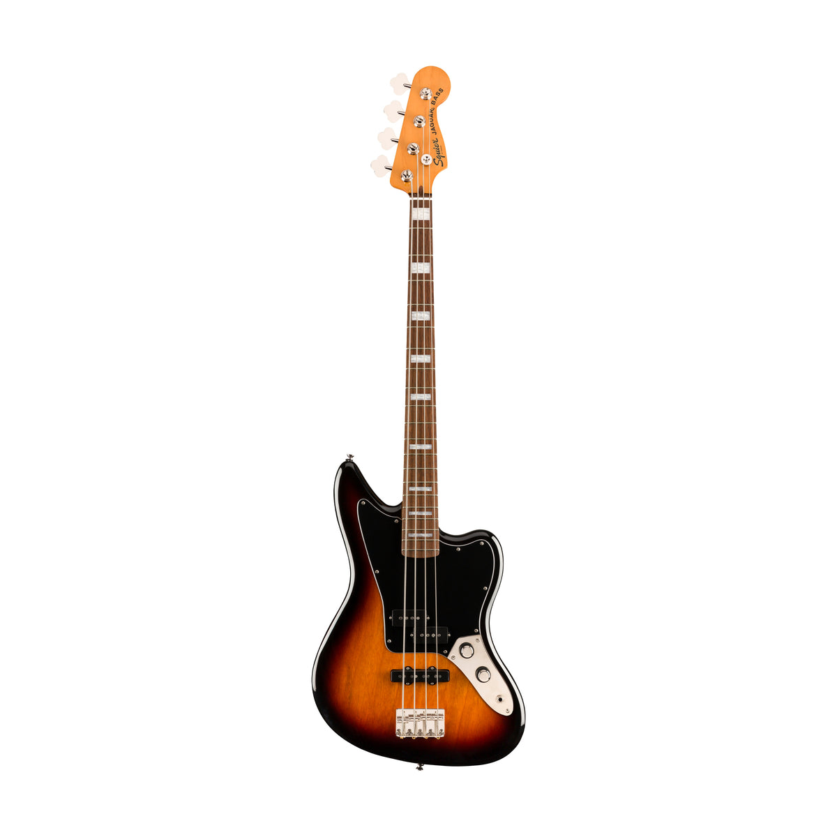 Squier Classic Vibe Jaguar Bass Guitar, Laurel FB, 3-Tone