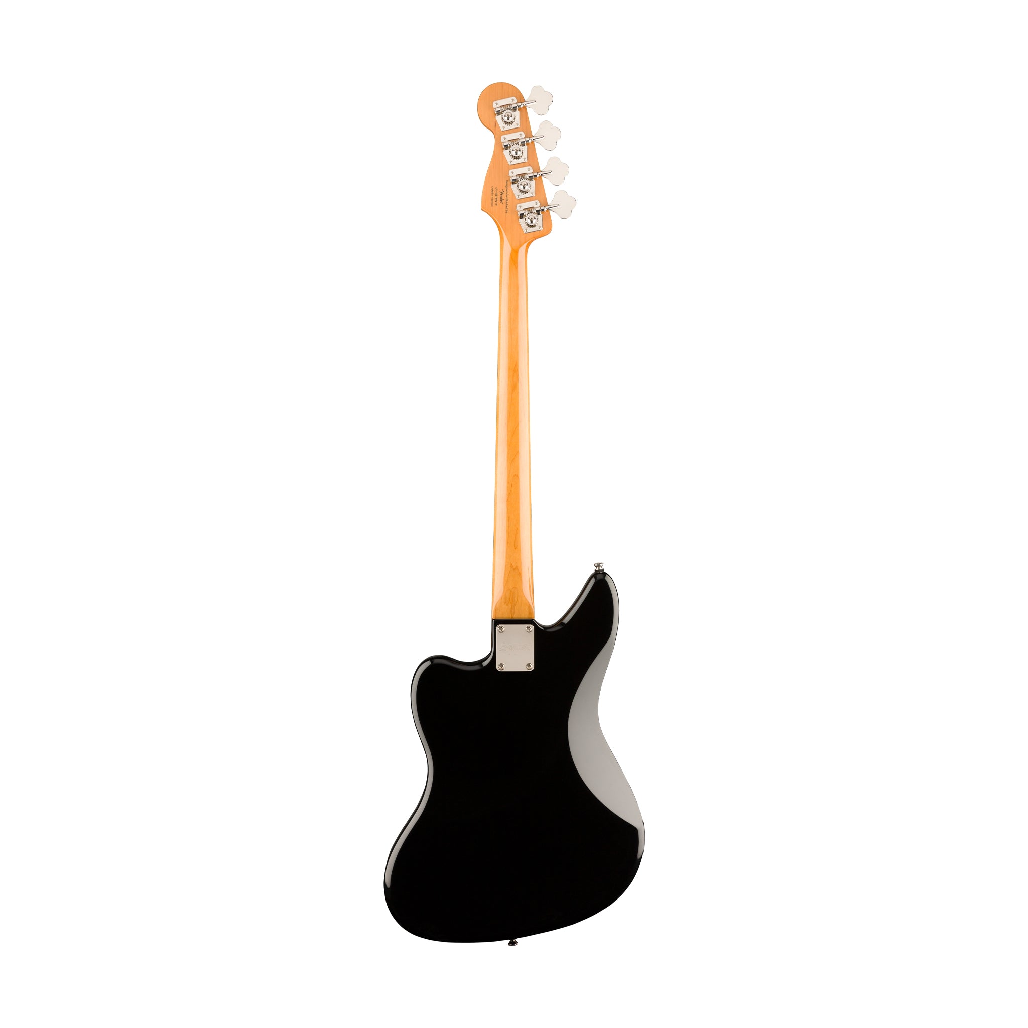 Squier Classic Vibe Jaguar Bass Guitar, Laurel FB, Black – Swee