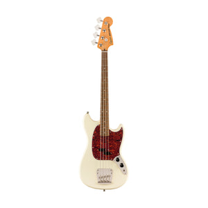 Squier Classic Vibe 60s Mustang Bass Guitar, Laurel FB, Olympic White