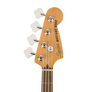 Squier Classic Vibe 60s Mustang Bass Guitar, Laurel FB, Olympic White