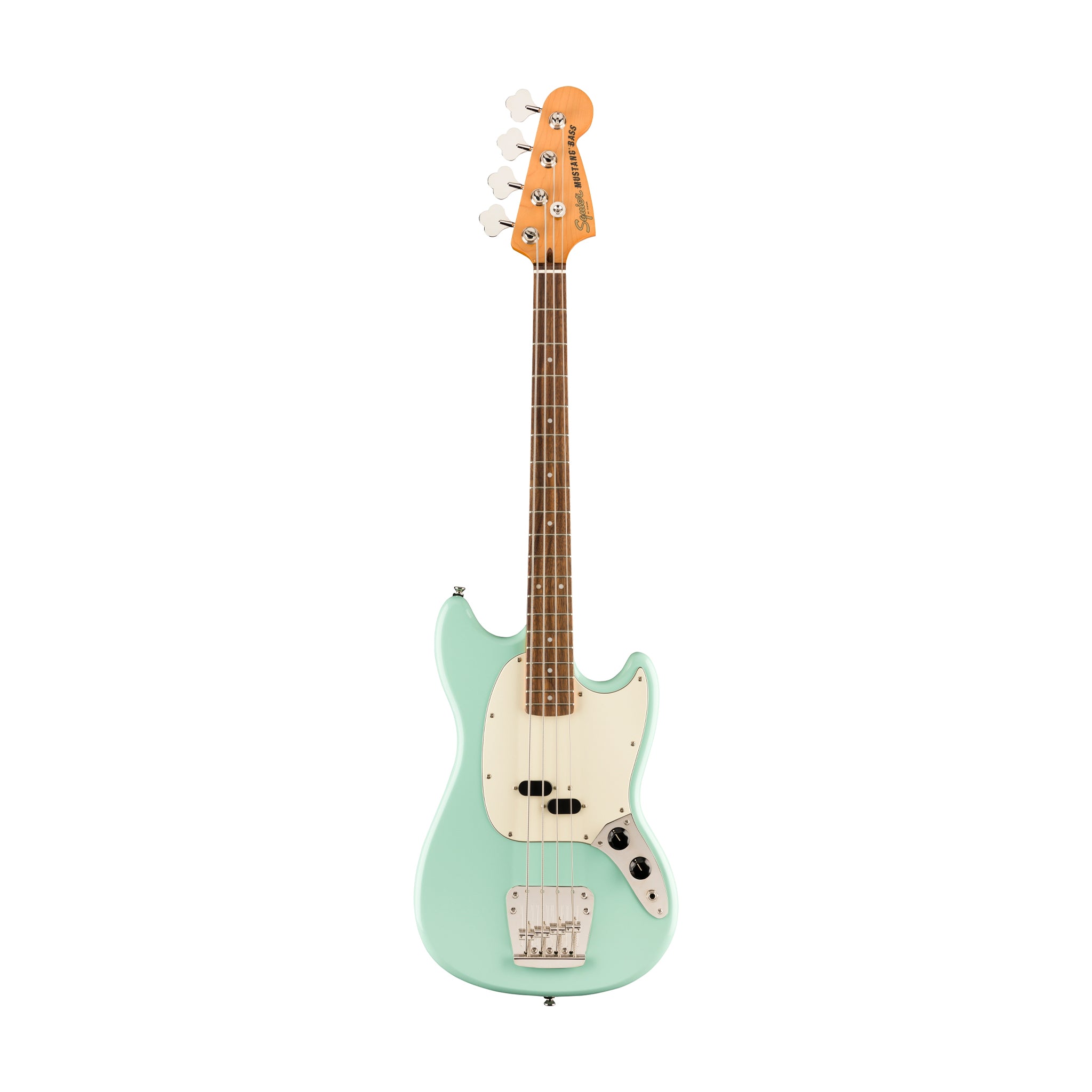 Squier Classic Vibe 60s Mustang Bass Guitar, Laurel FB, Seafoam Green