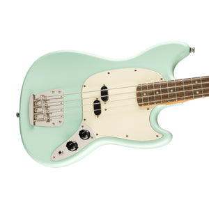 Squier Classic Vibe 60s Mustang Bass Guitar, Laurel FB, Seafoam Green
