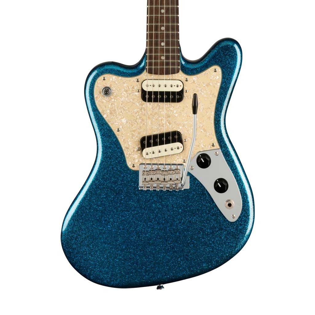Squier Paranormal Series Super Sonic Electric Guitar, Blue Sparkle