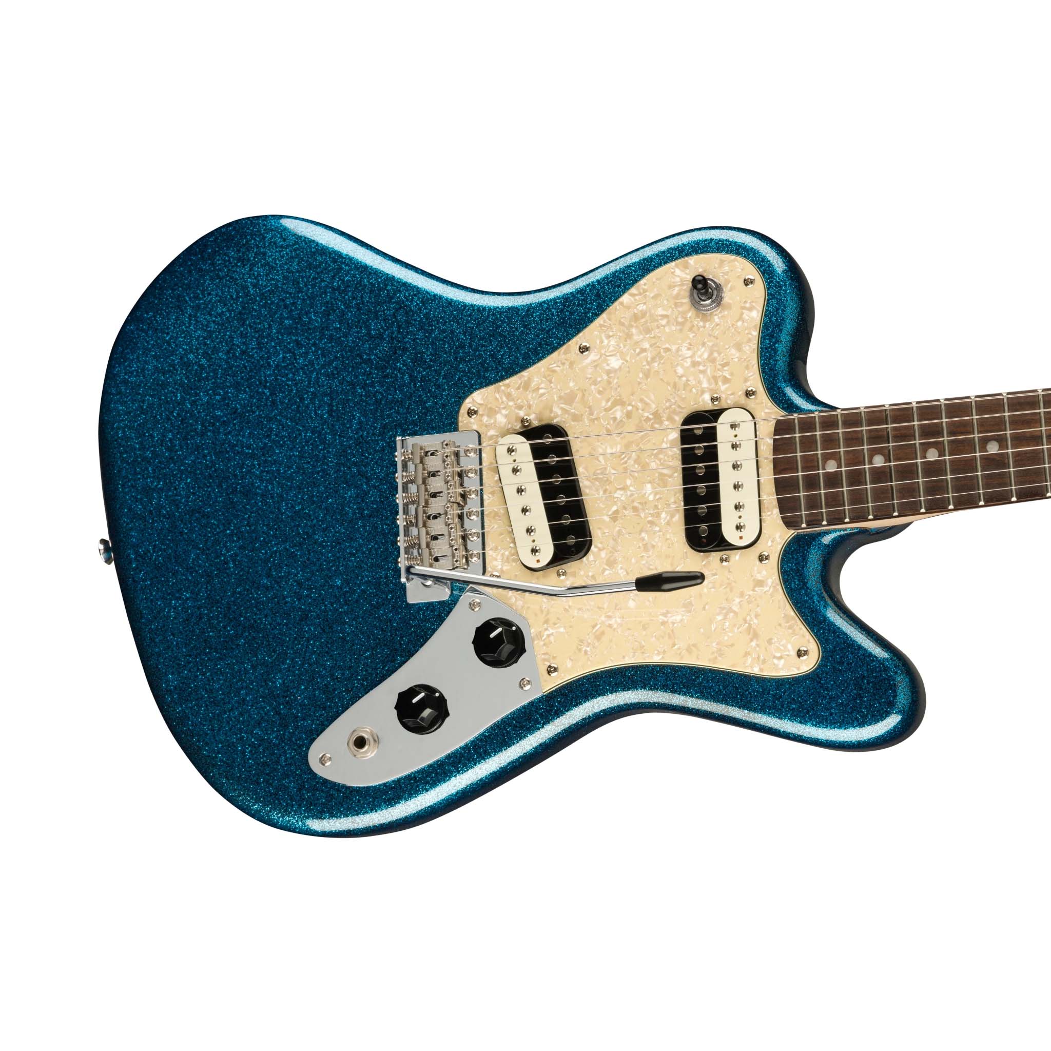 Squier Paranormal Series Super Sonic Electric Guitar, Blue Sparkle