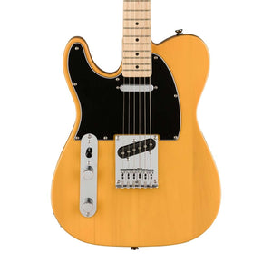 Squier Affinity Series Telecaster Left-Handed Electric Guitar, Maple FB, Butterscotch Blonde