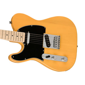 Squier Affinity Series Telecaster Left-Handed Electric Guitar, Maple FB, Butterscotch Blonde