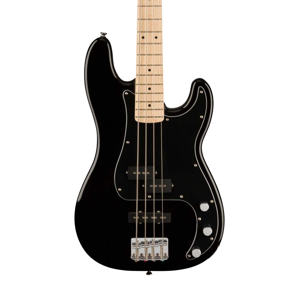 Squier Affinity Series Precision PJ Bass Guitar, Maple FB, Black
