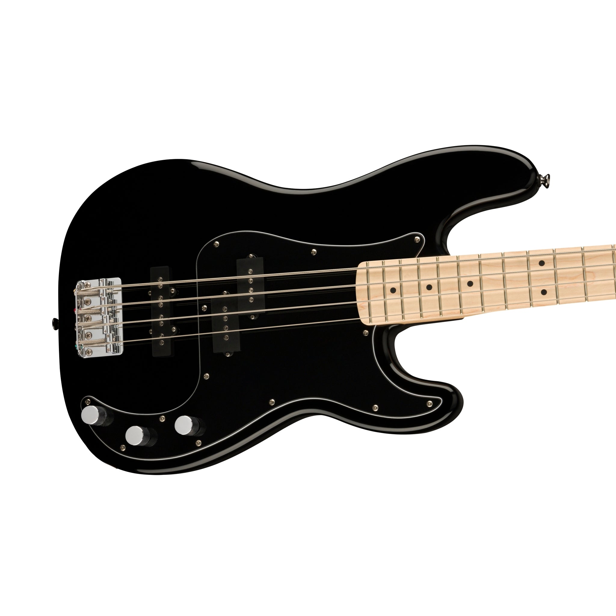 Squier Affinity Series Precision PJ Bass Guitar, Maple FB, Black