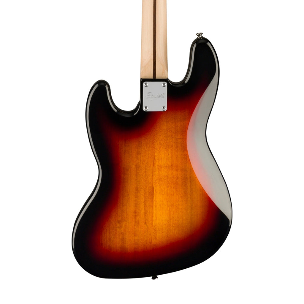 Squier Affinity Series Jazz Bass Guitar, Maple FB, 3-Color