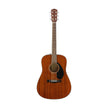 Fender CD-60S Dreadnought Acoustic Guitar, Walnut FB, All-Mahogany