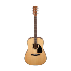 Fender CD-60 Dreadnought V3 Acoustic Guitar w/case, Walnut FB, Natural
