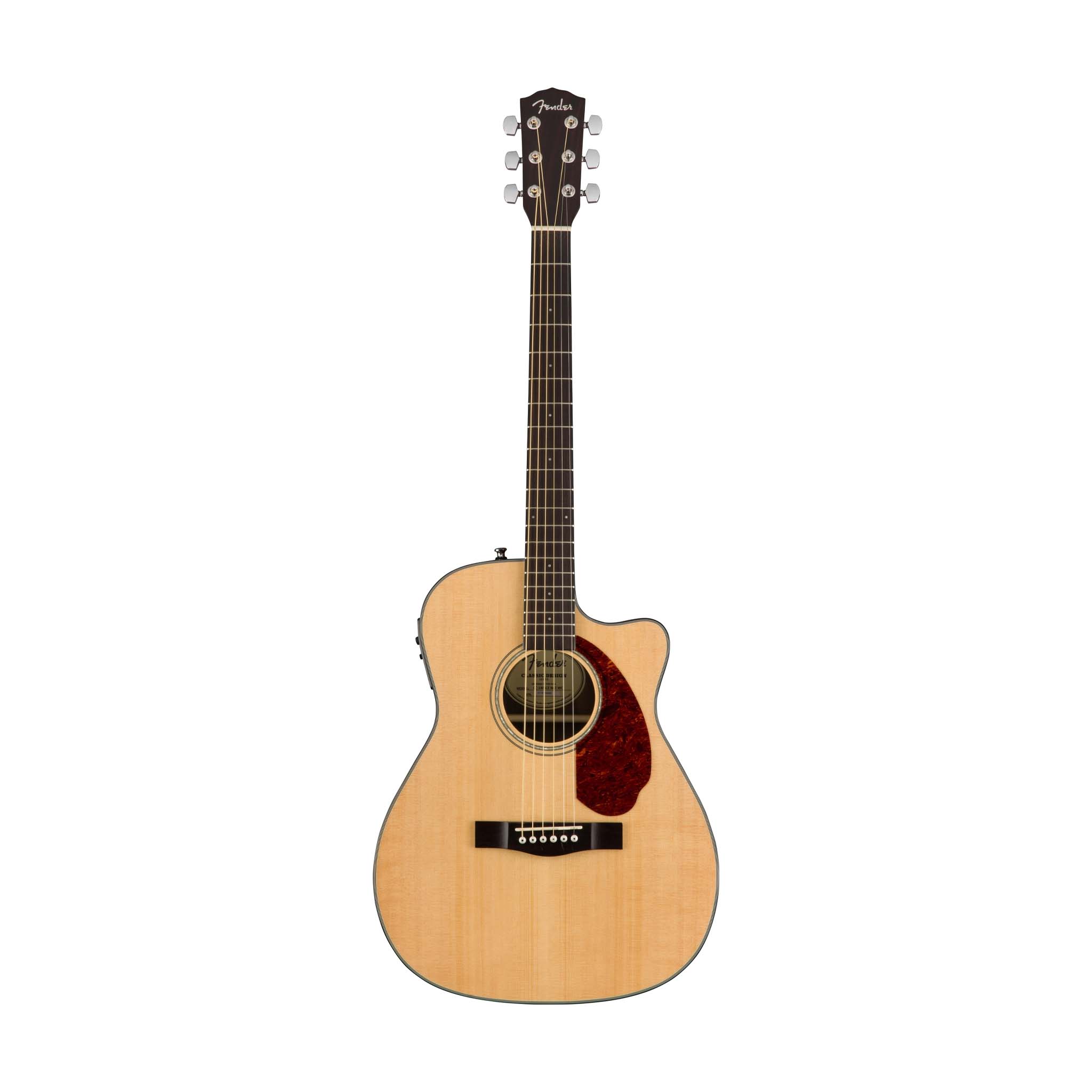 Fender CC-140SCE Concert Electro Acoustic Guitar w/Case, Natural