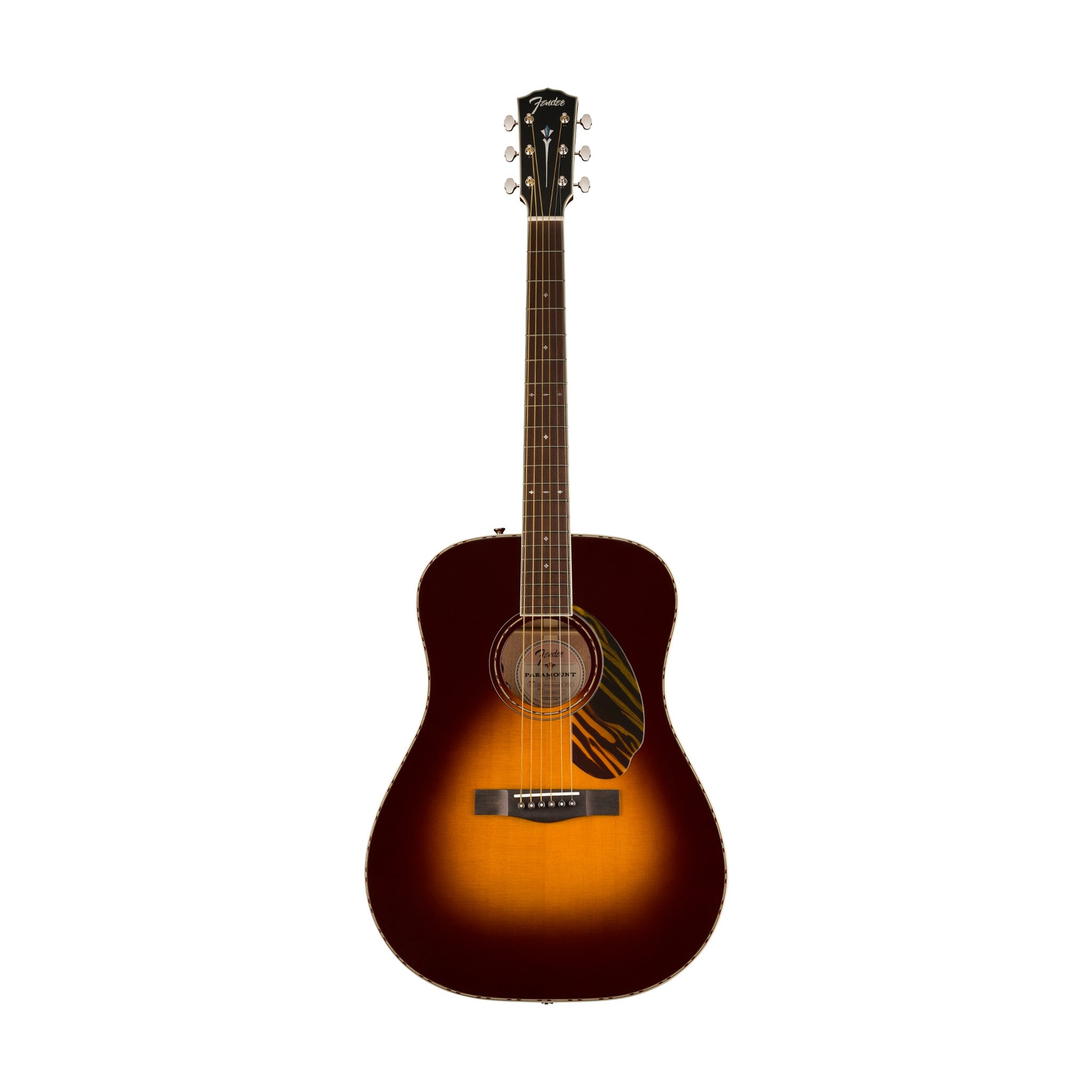Fender PD-220E Dreadnought Electro Acoustic Guitar, 3 Colour Vintage Sunburst